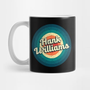 Graphic Hank Name Retro Vintage Circle Mug